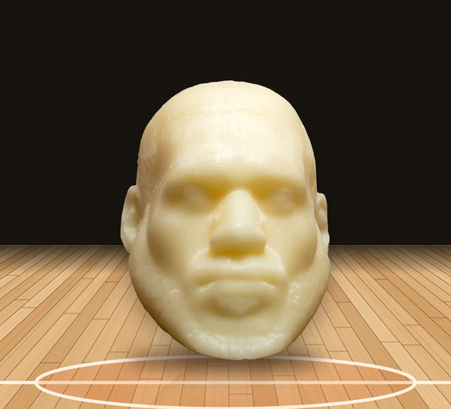 A LeSoap Honey bar standing at centre court